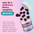 Purity Products MyBiotin ProClinical Gummies - Thicker Hair Starting in 3 Weeks & Fights Wrinkles - MB40X Biotin Matrix w/Astaxanthin - 40X More Soluble vs Ordinary Biotin 30 Berry Gummy Chews