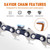 3PC 10 Inch Chainsaw Chain for Worx WG323 / WG323.9 / WG322 / WG322.9 Chainsaw, 10" Pole Saw Chain Replacement for EGO PSA1000 / PSA1020 / MPS1000 / MPS1001 / PPSX2504 10-Inch 56V Polesaw
