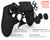 Foamy Lizard Eclipse PS5 Edge Controller Skin Combo Set | Dock Compatible, Protector Decals, Anti-Slip Soft Gel Silicone Cover, Faceplate Shell & Thumb Grips for PlayStation 5 DualSense Edge (Black)