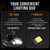 TDC Rechargeable Headlamp + Super Bright COB Keychain Flashlight - Illuminate Your Adventures with Dynamic Duo
