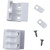 OZXNO 4 Pcs Venetian Blinds Bracket Headrail Support Bracket Clip Wide Beam Folding Blinds Support Frame ( White, 36 X 33 X 21.5 mm)