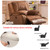 Electric Recliner Switch,2 Button Round Hand Control Handle,5 Pin Plug Fixed Power Recliner, Lift Chair,Electric Sofa Manua Controller Replacement Stand