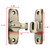 INIRET Barn Door Latches,Bronze 90/180 Degree Gate Lock,Zinc Alloy Right Angle Door Lock Latch,Flip Gate Latches Hardware,Door Security Sliding Door Latch Lock fo Cabinets,Bathroom
