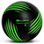 Millenti Soccer Balls Size 4 - Flicker Bend-It Soccer Ball - Curve Ball - with High-Visibility, Easy-to-Track Designs, Green, SB0604G