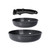 GiPP Ceramic Non Stick Frying Pans Set Removable Handle, Dishwasher & Oven Safe Nonstick Skillets with Detachable Handle, Healthy Cooking Compatible with All Stovetops, PFOA Free, RV Cookware set