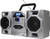 Emerson Portable CD Player Boombox with Cassette Player, Tape Recorder, AM/FM Radio, MP3 AUX Input, Detachable Speakers, AC/DC & Battery Operated – Stereo System for Home, Travel, Indoor & Outdoor Use