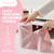 Fantasticlean Microfiber Cleaning Cloth Roll -60 Pack, Tear Away Paperless Towels, 8" x 8", Reusable Washable Rags, for Home Kitchen, Pet, Office, Indoor Outdoor, Compact and Portable (Pink)