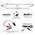 12V LED Light, Dimmable Camping Lights, Weatherproof IP67, Magnetic Mounting, All-in-One Portable Lighting for RV, Camping Tent Car Trailer Boat, White 4Pcs