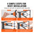VEVOR Rivet Nut Tool, 16 inch Rivnut Tool Kit with 13PCS Metric and SAE Mandrels, 186PCS Rivet Nuts, Semi-auto Retraction, M3, M4, M5, M6, M8, M10, M12, 1/4-20, 5/16-18, 3/8-16, 1/2-13, 8-32, 10-24
