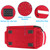 Mancro Medical Bags, Large Medication Storage Empty, Water Resistant Pill Bottle Organizer for Home, First Aid Responder Bag, Nurse Gifts, Red Medical Supply Organizer