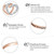 Aihitero Christmas Daughter Gift, Love Heart Bangle Bracelet with 'Always My Daughter Forever My Friend' Message, Rose Gold Women Jewelry, Valentines Xmas Birthday Present from Father Dad Mom Mother