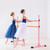 Dolibest Freestanding Wood Ballet Bar, Height Adjustable Ballet Bar, Heavy Duty Dance Bar, with Non-Slip Rubber Pads, Enhanced Stability, Dance/Yoga/Fitness Stretching Bar, Ideal for Kids and Adults