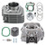 YX140 Cylinder Head Assembly Kit + Cylinder Piston Ring Gasket Kit for 56mm Bore YX 140cc YX150cc 1P56YMJ 1P56FMJ 1P56FMJ-5 Horizontal Engine