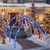 VIHOSE 10ft Christmas Candy Light Arch LED Christmas Outdoor Arches Decor with Flasher Modes Xmas Candy Cane Pathway Markers Lights for Holiday Wedding Yard Lawn Decor(3 Pcs,Blue White Stripe)