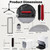 Accessories Kit for roborock S8 MaxV Ultra Robot Vacuum, 2 Main Brushes, 6 Dust Bags, 4 Mop Cloths, 4 Edge Mop Cloths, 4 Filters, 6 Side Brushes, 1 Self-Main Brush, 1 Cleaning Brush, 1 Screwdriver