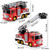 JUKUDAHU Fire Truck Toy for Kids 3 4 5 6 7 8 Years Old - Fire Trucks Playset with Rotating Ladder, Sound and Light, Vehicle Toys for Boys 5-8, City Cars Toyset, Birthday Gifts for Girls Toddlers 3+