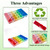 Quaocens 6 Pack Pill Organizer Monthly Weekly Pill Organizer 4 Times a Day XL Large Pills Organizer 7 Day Pills Organizers 4 Times a Day