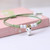 4 Pcs Unique Mushroom Bracelets Beaded Colorful Luck String Rope Chain Cord Thread Braided Bracelet Good Protection Friendship Wish Bracelet Jewelry for Women(C)