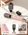 Farery 2-in-1 Blow Dryer Brush Set for Frizz-Free Blowout | 2-inch Rotating Hair Dryer Brush & 3-inch Hot Air Brush with Oval Barrel | 1000W for Fast Drying, Straightening, Volumizing & Smoothing