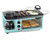 Nostalgia 3-in-1 Breakfast Station - Includes Coffee Maker, Non-Stick Griddle, and 4-Slice Toaster Oven - Versatile Breakfast Maker with Timer - Aqua