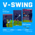 V-Swing - The Ultimate Baseball & Softball Swing Trainer, Training Tool, and Batting Aid. (V-Swing - MINI)