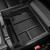 EDBETOS 2PCS Center Console Organizer Compatible with 2014-2018 Chevy Silverado/GMC Sierra 1500 Accessories 2015-2019 Silverado/Sierra 2500HD/3500HD Armrest Box Insert Tray, Full Console w/Bucket Seat