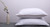 ArcticNorthDown Goose Down Feather Hotel Collection Bed Pillows for Sleeping Pair Standard Pillows for Back, Stomach or Side Sleepers Stripe White Color Set of 2 Pillows