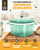 CRUSTLOVE Dutch Oven for Bread Baking - incl. Sourdough Bread-Baking Supplies like Banneton Bread-Proofing Basket - 5QT Enameled Cast Iron Bread-Oven with Lid, Baking Pan, Scoring Tool Lame