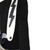 Perri's Leathers, 41"-56", Black & White Lightning, The Famous Collection, Leather Guitar Strap, Adjustable, Durable Design, Acoustic & Bass Guitar Straps for Electric, Bowie Style Lightning Bolt