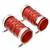Silicone CAC Charge Air Cooler Hump Hose Boot Set 3" x 6" Heavy Duty Intercooler Hoses Boot Kit with stainless steel T Bolt Clamp, Air Intake and Intercooler Hose Kit,2PCS (Red)