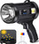 JSKNB Spotlight 100000 Lumens, 6 Modes Led Rechargeable Spotlight Flashlight As Seen on TV with Tripod, Color Filters, Super Bright Solar Spot Lights Outdoor Handheld for Hunting, Boating, Camping