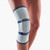BORT 114520 StabiloGen® Eco, Knee Brace, Knee Support, Knee Pain, Sprain, Arthritis, Fibromyalgia, Made in Germany (SILVER) (Silver, Large)