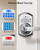 TEEHO TE004 Keyless Entry Keypad Door Lock with Handle - Smart Digital Electronic Lock for Interior Door with Anti-Peeping, Auto Lock & Passage Mode - Easy Installation - Satin Nickel