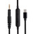 UNCLE LIGHT ATH-M40X M50X M70X Replacement USB C Audio Cable, Compatible with Audio Technica Headphones, Type-c to 2.5mm Male Stereo Jack Cord, 5 Ft (1.5 Meters), Inline Mic/Remote Control, Black