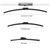 Replacement for Maserati Levante Front and Rear Windshield Wiper Blades-Original Design Style All-seasons Car Window Wipers