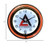 Allis-Chalmers Logo Orange Double Neon Advertising Clock