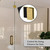 FHC SQDS1SB Square Swinging Shower Door Stop - Satin Brass