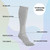 YABAIKE Toe Socks Compression Socks for Women & Men Knee High Socks Graduated Support for Running,Nurses,Flight