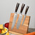 Professional Kitchen Chef Knife sets, Razor Sharp Premium High Carbon German Steel 3 pcs Knife Set, Ergonomic Forged Pakkawood Handle, Chef, Santoku & Utility Knife, With Premium Gift Box, for Family