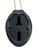 Perfect Fit Shield Wallets Military Police MP Clip On Badge Holder with Neck Chain (Cutout 464)