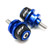 MOWOK For Yamaha R1 YZF-R1 R1M YZFR1 Motorcycle Accessories CNC Aluminum 6mm Swing Arm Stand Screws Swingarm Spools Sliders (Blue)