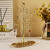MORE&LESS Branch Jewelry Rack with metal tray,Luxury color,Tree Tower Rack Hanging Organizer for Ring Earrings Necklace Bracelet,Suitable for living rooms, bathrooms,offices,etc.