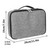 Jenlan 6-Slot Travel Sunglasses Organizer Case, Adjustable Eyeglasses Storage & Display Box, Portable Glasses Holder for Men & Women, Fits Oversized Sunglasses & Reading Glasses (Gray)