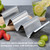 Taco Holder Stand, 6 Packs Stainless Steel Taco Rack Truck Tray Style, Oven, Grill and Dishwasher Safe