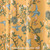 NDDYCU Mustard Yellow Cotton Floral Shower Curtain,Vintage Anthropologie Shower Curtains for Bathroom,72Wx72H