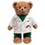 HollyHOME Doctor Bear Stuffed Animal Plush Teddy Bear in Scrubs and White Coat Gifts for Doctors Students and Kids 16 inches,Chocolate Brown