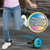 Just Play Skip It Retro Outdoor Toy, Light Up Ball and Digital Counter, Blue, Soft Foam Padded Ankle Ring, 31-inch Long, Screen Free Play, Toys for Kids Ages 5 Up