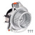 Hodflop J238-100-10108 HC21ZE121A Furnace Draft Inducer Blower Motor Assembly for Jakel Carrier Payne Bryant, Inducer Motor Replace# HC21ZE121, J238-100-10108AT