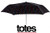 Totes NeverWet technology, Auto Open Auto Close, Colorful dots on Black 43" arc Umbrella,, Medium