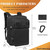 SunForMorning Chef Knife Bag, Knife Bags for Chefs Professional, Chef Knife Carrying Case with 30+ Pockets for Knives and Culinary Tools